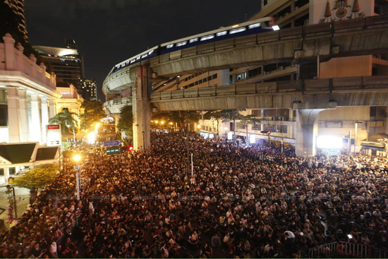 митинг в Бангкоке